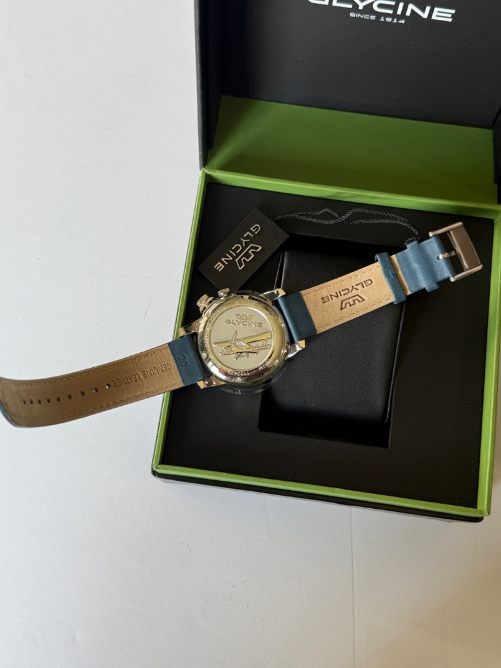 Glycine Airman GMT 40, GL1049 NEW NEVER WORN - Picture 10 of 14